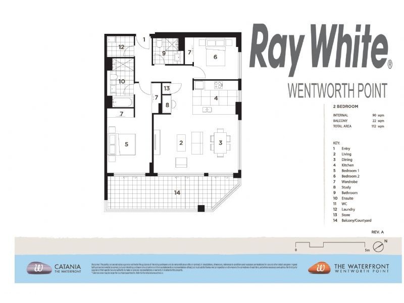 532/26 Baywater Drive, Wentworth Point NSW 2127 Floorplan