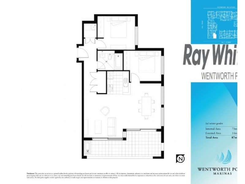 701/47 Hill Road, Wentworth Point NSW 2127 Floorplan