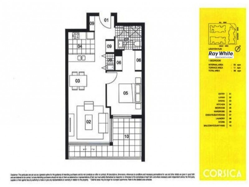 303/25 Hill Road, Wentworth Point NSW 2127 Floorplan