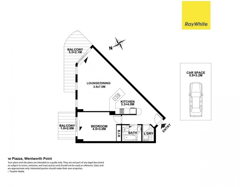 212/1 The Piazza, Wentworth Point NSW 2127