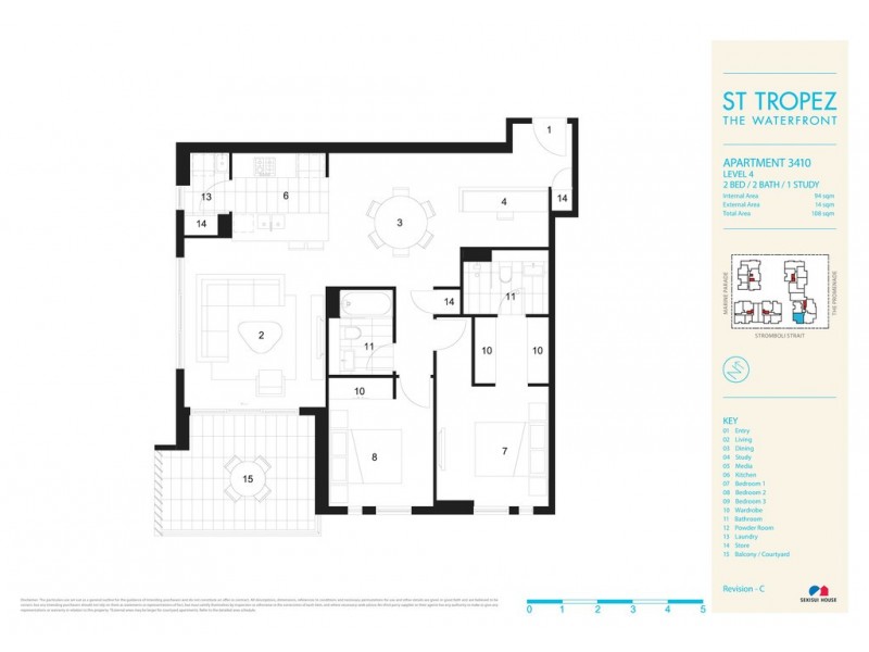 410/23 The Promenade, Wentworth Point NSW 2127 Floorplan
