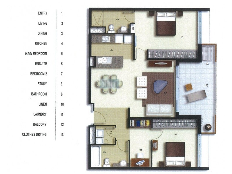 5**/6 Nuvolari Place, Wentworth Point NSW 2127 Floorplan