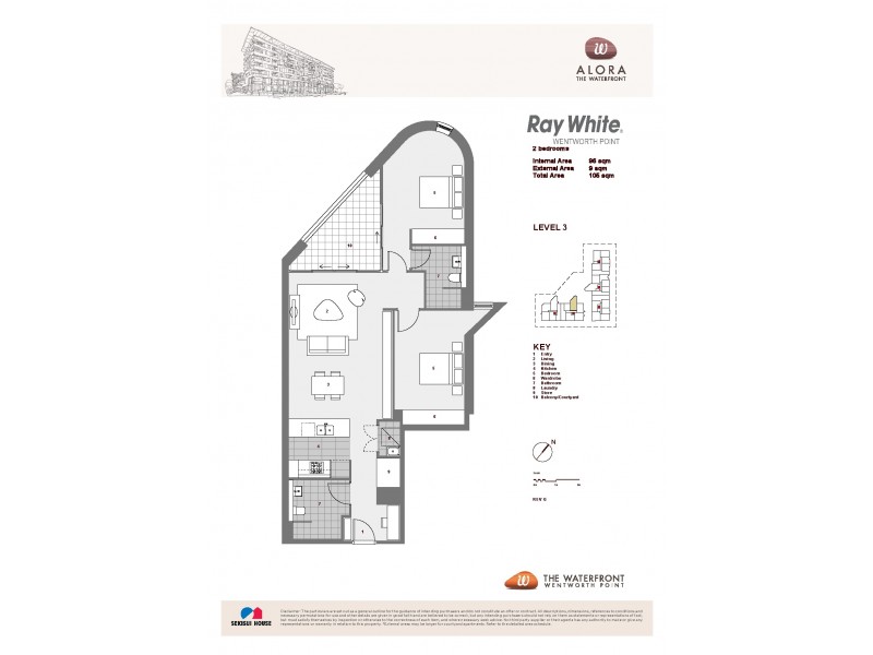 23 Monza Boulevarde, Wentworth Point NSW 2127 Floorplan