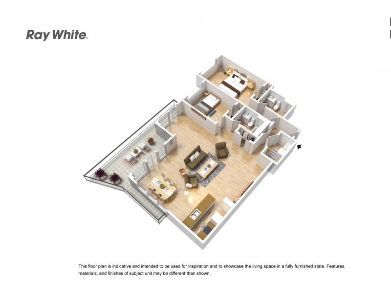 402/23 The Promenade, Wentworth Point NSW 2127 Floorplan