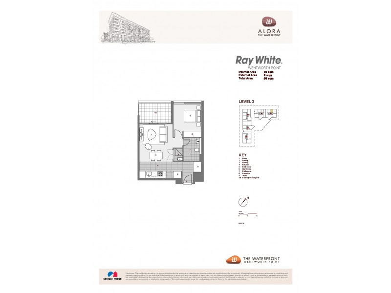 3**/16 Savona Drive, Wentworth Point NSW 2127 Floorplan