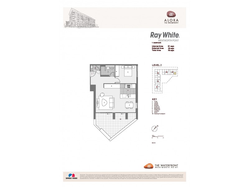 211/16 Savona Drive, Wentworth Point NSW 2127 Floorplan