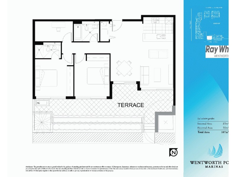 201/1 Half Street, Wentworth Point NSW 2127 Floorplan