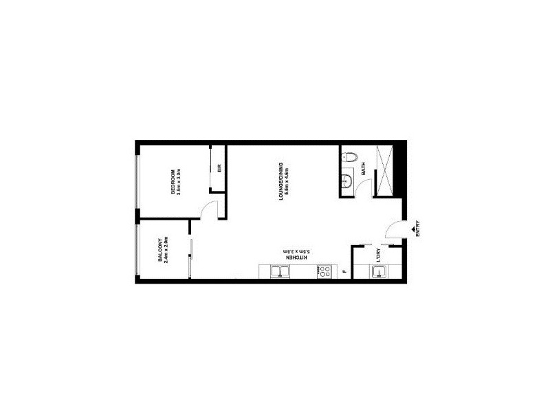 243/30 Baywater Drive, Wentworth Point NSW 2127 Floorplan