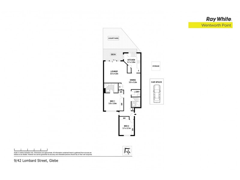 9/42 Lombard Street, Glebe NSW 2037 Floorplan