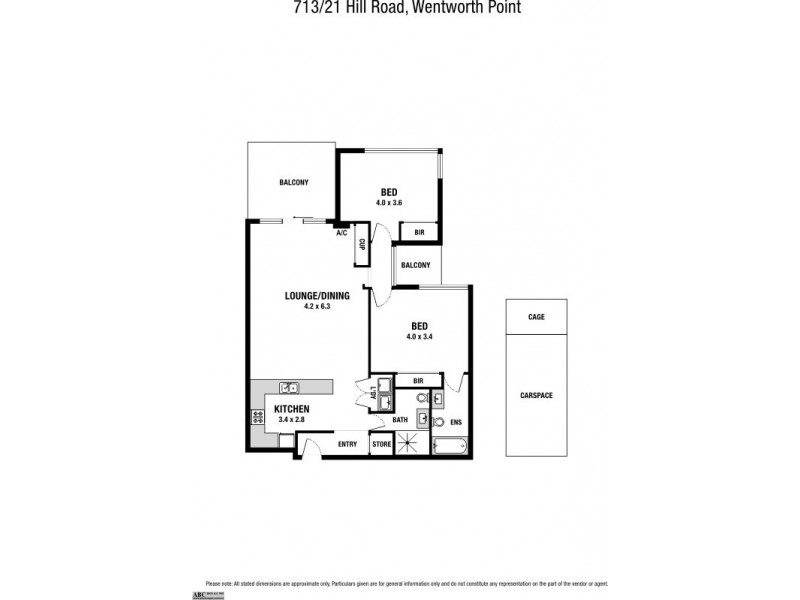 21 Hill Road, Wentworth Point NSW 2127 Floorplan