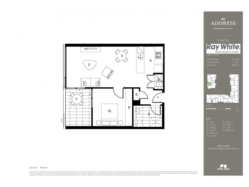 3** / 12 Half Street, Wentworth Point NSW 2127 Floorplan