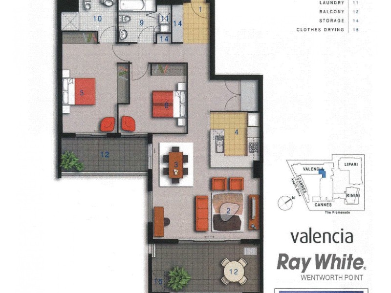 672/4 The Crescent, Wentworth Point NSW 2127 Floorplan
