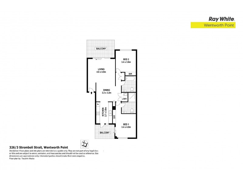 3 Stromboli Strait, Wentworth Point NSW 2127 Floorplan