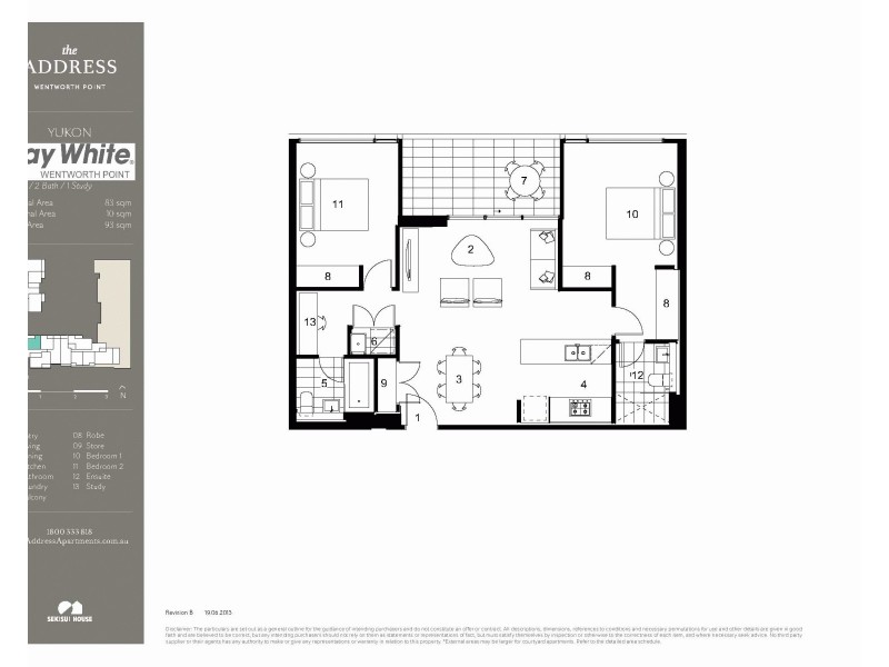 D601/19 Verona Drive, Wentworth Point NSW 2127 Floorplan