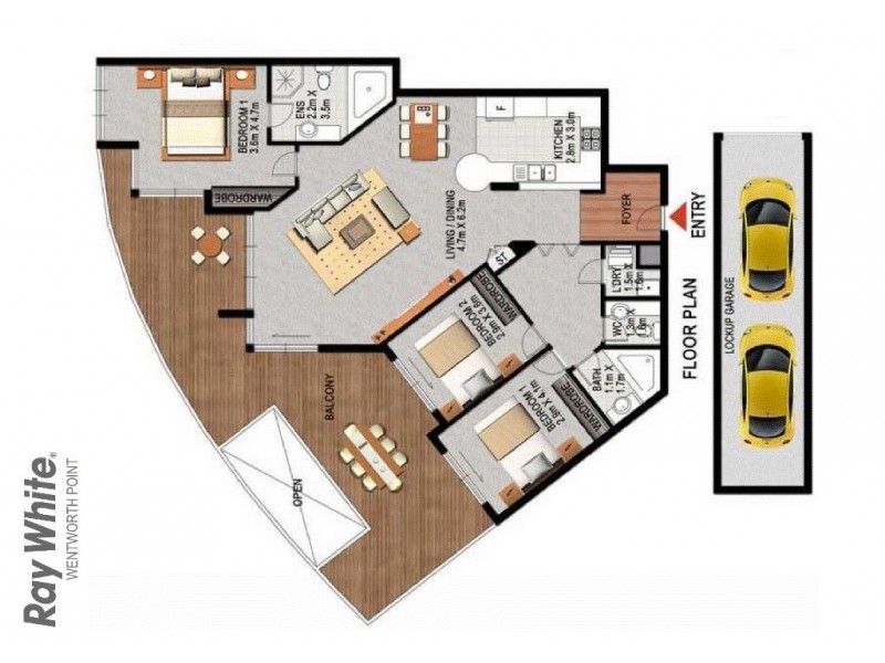 29 Bennelong Parkway, Wentworth Point NSW 2127 Floorplan