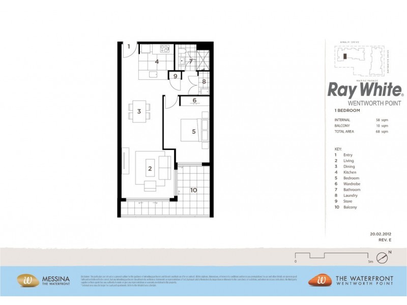 504/46 Amalfi Drive, Wentworth Point NSW 2127 Floorplan