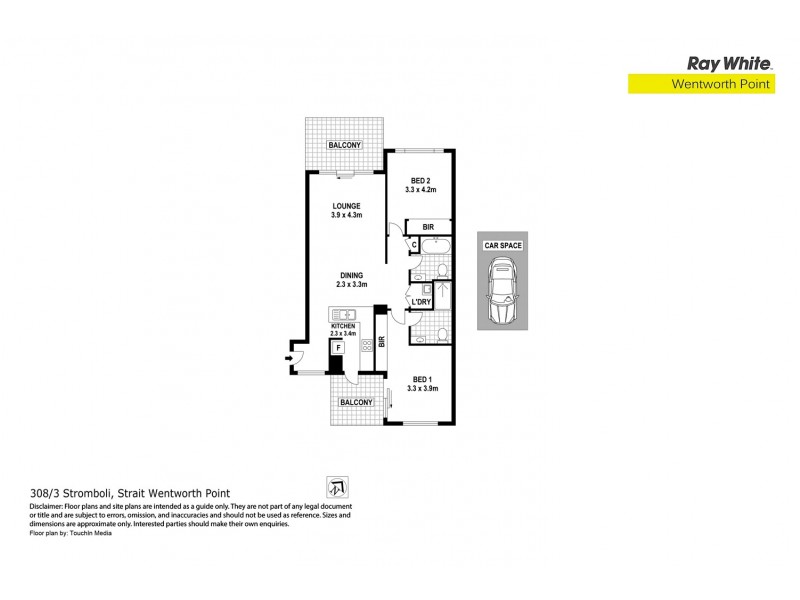 3 Stromboli Strait, Wentworth Point NSW 2127 Floorplan