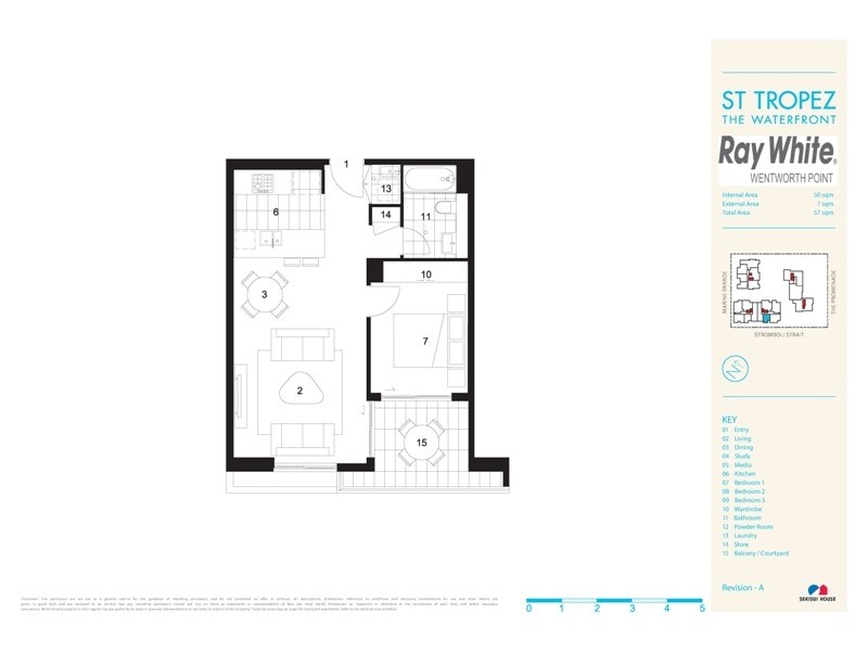505/7 Stromboli Strait, Wentworth Point NSW 2127 Floorplan