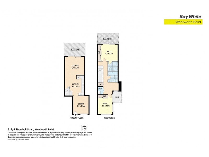 313/4 Stromboli Strait, Wentworth Point NSW 2127 Floorplan