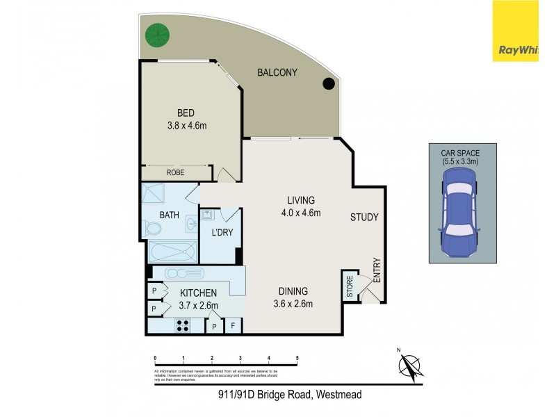 911/91D Bridge Road, Westmead NSW 2145 Floorplan