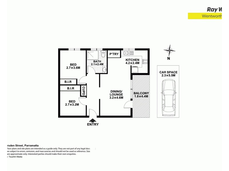 1/21A Marsden Street, Parramatta NSW 2150 Floorplan