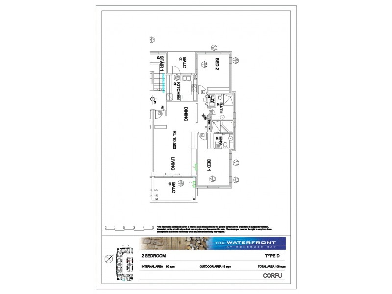 3**/5 Stromboli Strait, Wentworth Point NSW 2127 Floorplan