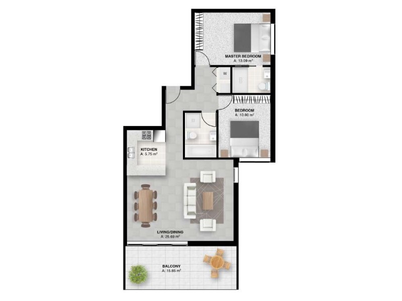 6/71-73 Faunce Street, Gosford NSW 2250 Floorplan