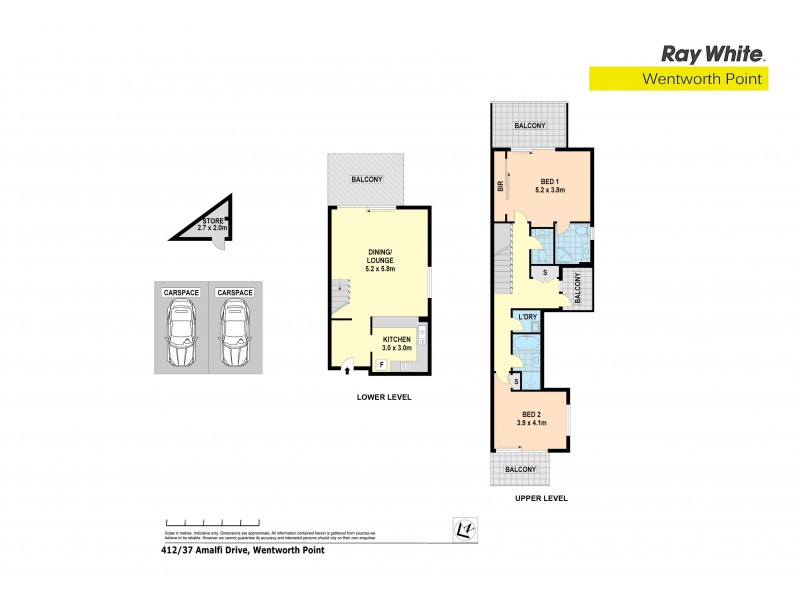 412/37 Amalfi Drive, Wentworth Point NSW 2127 Floorplan