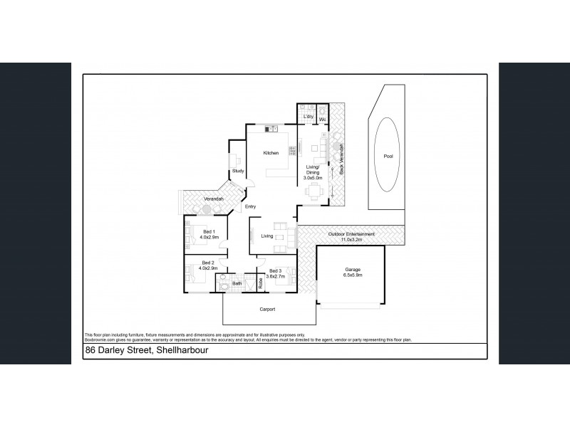 86 Darley Street, Shellharbour NSW 2529 Floorplan