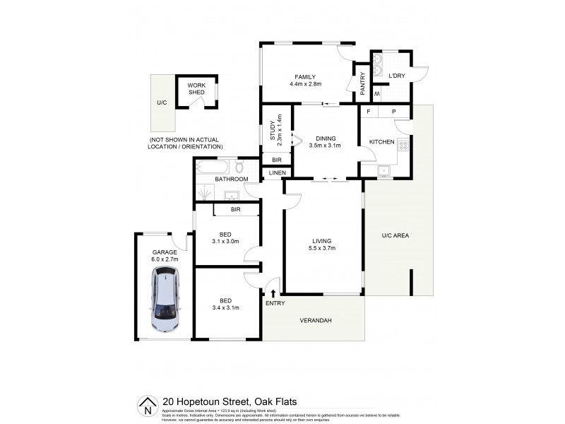 20 Hopetoun Street, Oak Flats NSW 2529