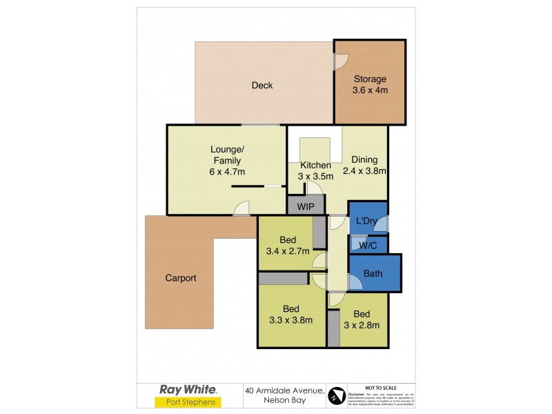 40 Armidale Avenue, Nelson Bay NSW 2315 Floorplan