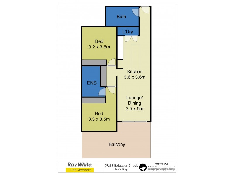 109/4-8 Bullecourt Street, Shoal Bay NSW 2315 Floorplan