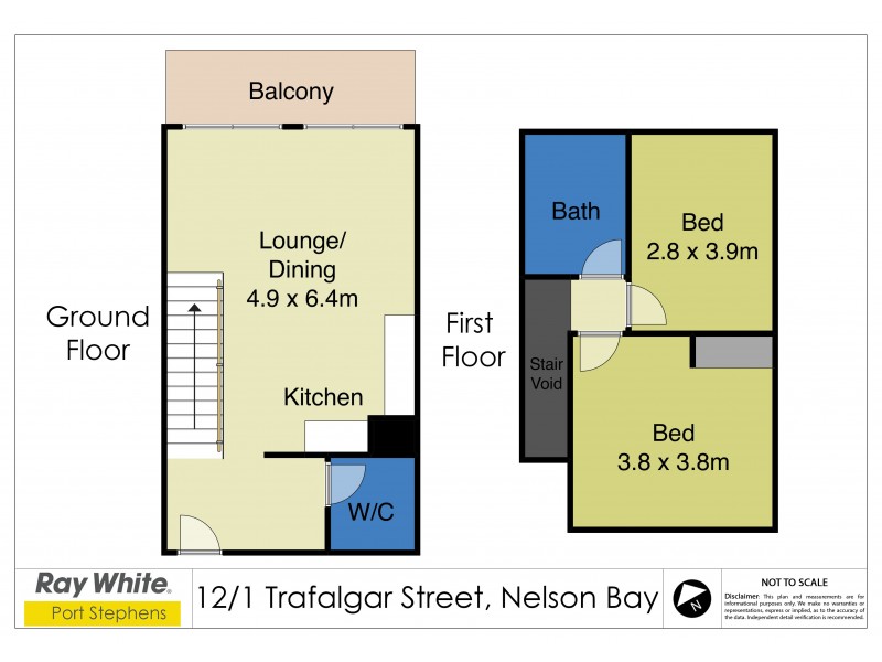 12/1 Trafalgar Street, Nelson Bay NSW 2315 Floorplan