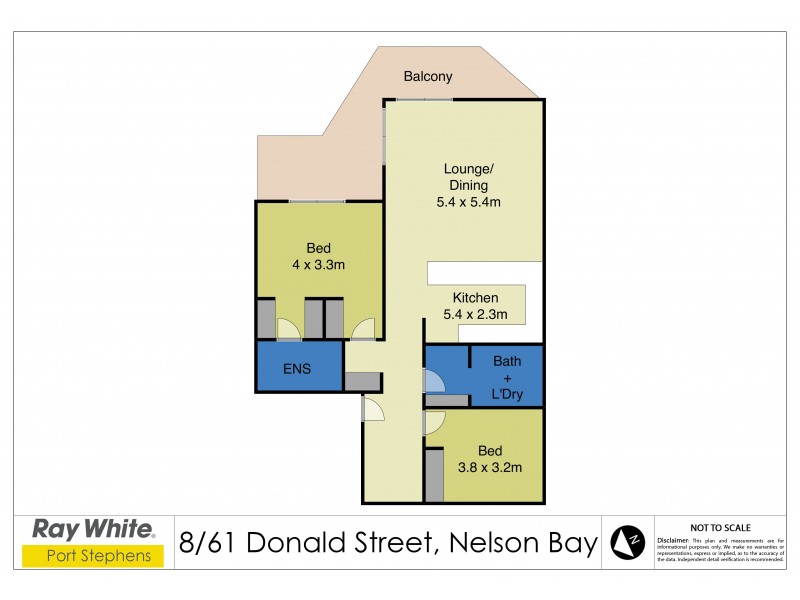 8/61 Donald Street, Nelson Bay NSW 2315 Floorplan