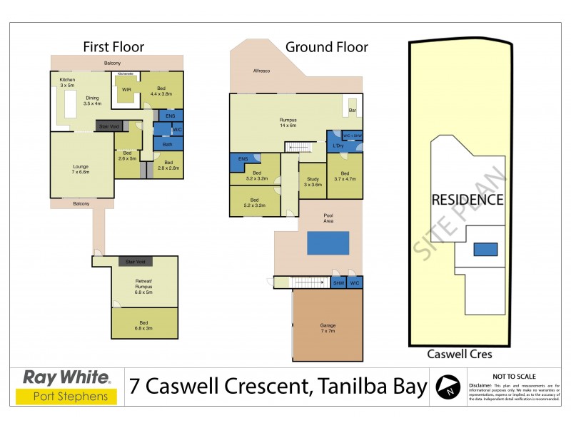 7 Caswell Crescent, Tanilba Bay NSW 2319 Floorplan