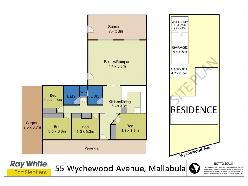 55 Wychewood Ave, Mallabula NSW 2319 Floorplan