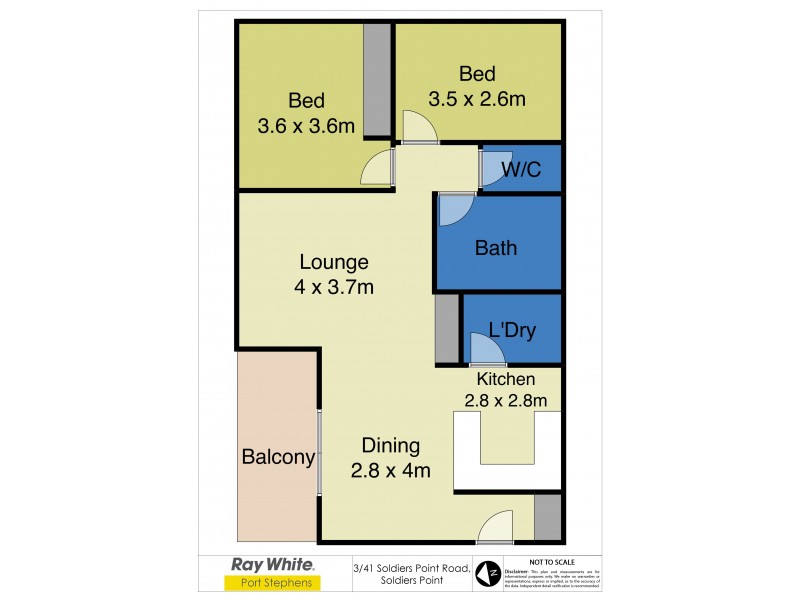 3/41 Soldiers Point Road, Soldiers Point NSW 2317 Floorplan