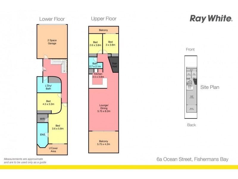 6a Ocean Street, Fishermans Bay NSW 2316 Floorplan