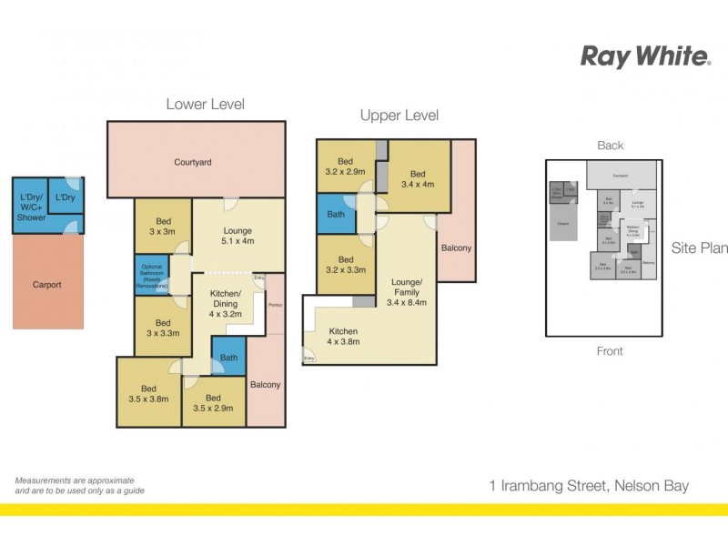 1 Irambang Street, Nelson Bay NSW 2315 Floorplan