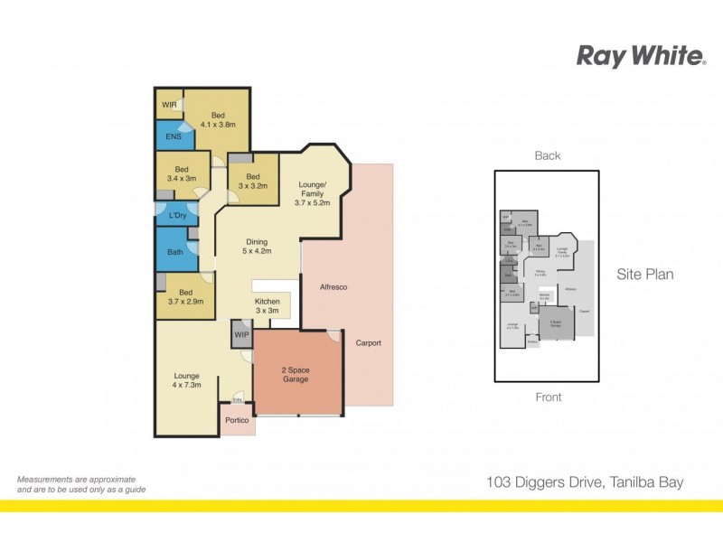 103 Diggers Drive, Tanilba Bay NSW 2319 Floorplan