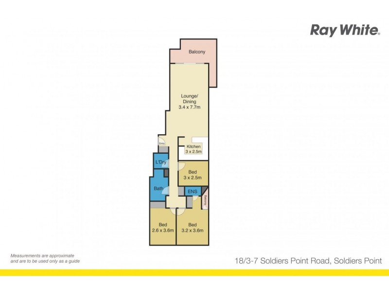 18/3-7 Soldiers Point Road, Soldiers Point NSW 2317 Floorplan