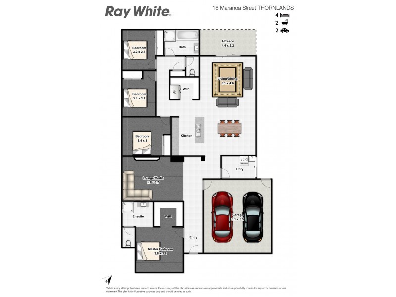 18 MARANOA ST, Thornlands QLD 4164