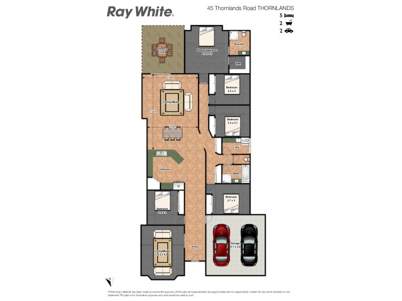 45 Thornlands Road, Thornlands QLD 4164 Floorplan