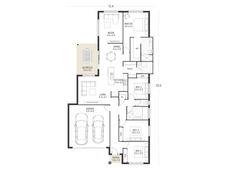 LOT 8 74 Kinross Road, Thornlands QLD 4164 Floorplan