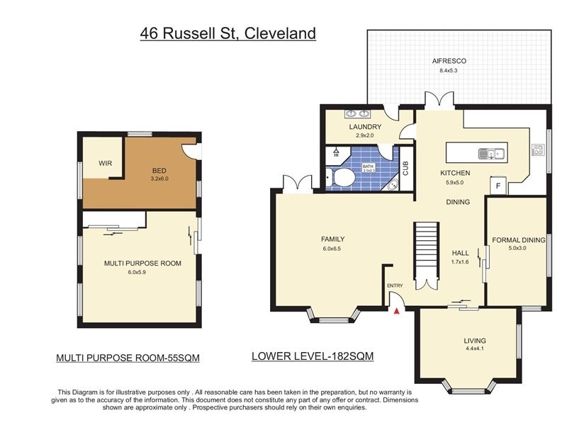 46 Russell Street, Cleveland QLD 4163 Floorplan