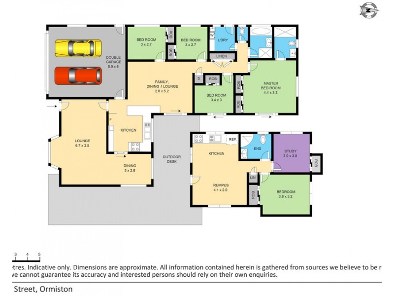 8 Cowley Street, Ormiston QLD 4160 Floorplan