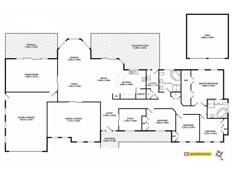 12 The Meadows, Mollymook NSW 2539 Floorplan