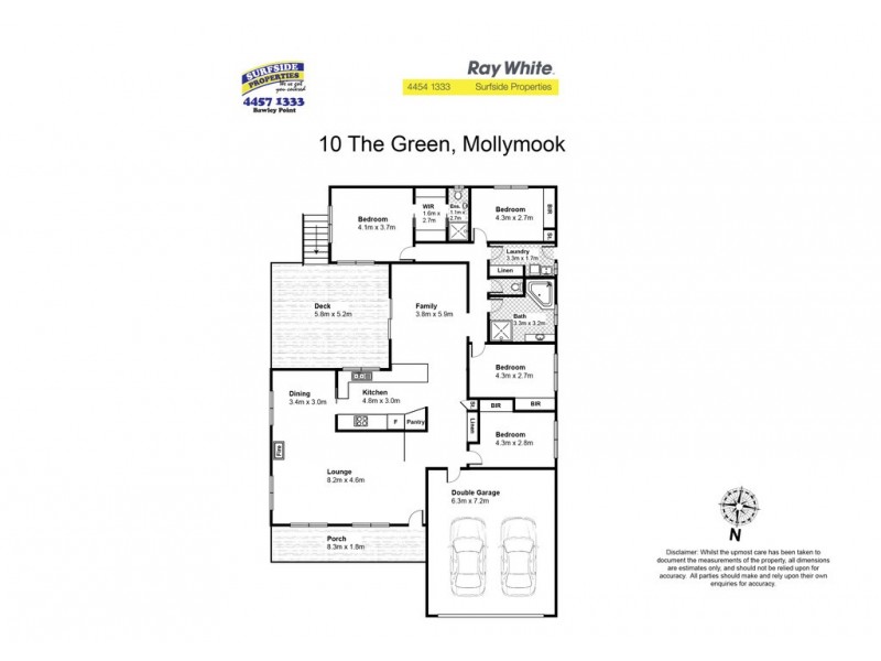 10 The Green, Mollymook NSW 2539 Floorplan