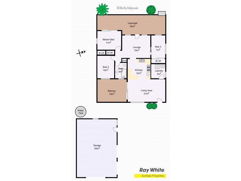 38 Ilett Street, Mollymook NSW 2539 Floorplan
