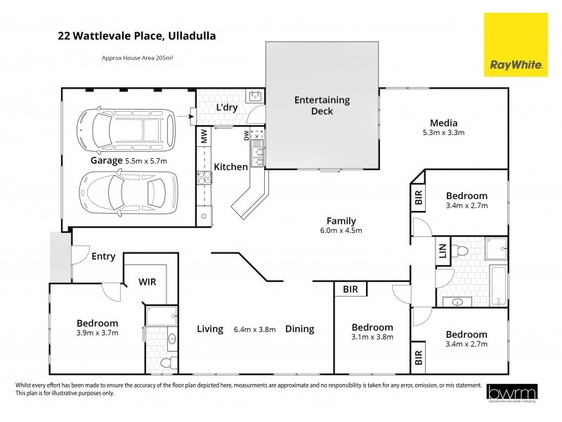 22 Wattlevale Place, Ulladulla NSW 2539 Floorplan